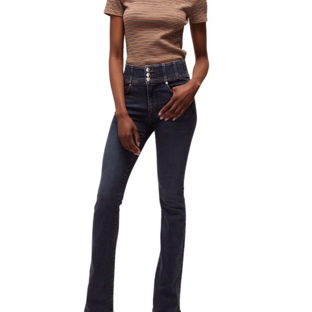Like New Premium Denim Veronica Beard High Rise Dark Blue Jeans, Slimming, Sz 31